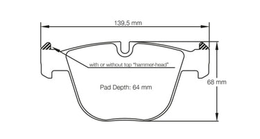Pagid Racing Brake Pads No. 8021 - Discovery Parts